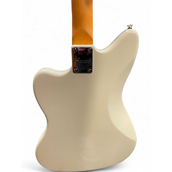 Used Squier J Mascis Jazzmaster Vintage White Solid Body Electric Guitar