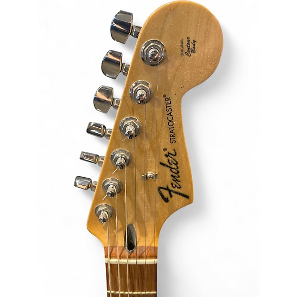 Used Fender Standard Stratocaster Plus Top Tobacco Sunburst Solid Body Electric Guitar