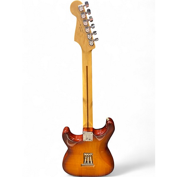 Used Fender Standard Stratocaster Plus Top Tobacco Sunburst Solid Body Electric Guitar