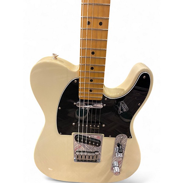 Used Fender Deluxe Nashville Telecaster White Blonde Solid Body Electric Guitar