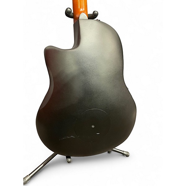 Used Ovation CE44-5-G Black Acoustic Electric Guitar