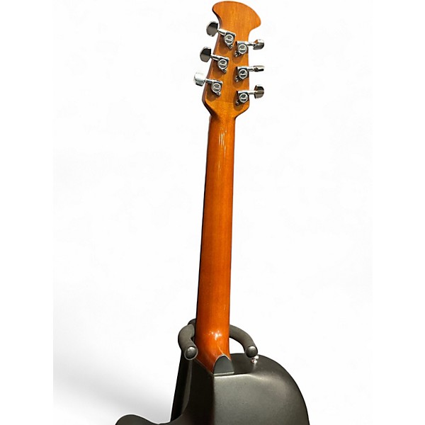 Used Ovation CE44-5-G Black Acoustic Electric Guitar