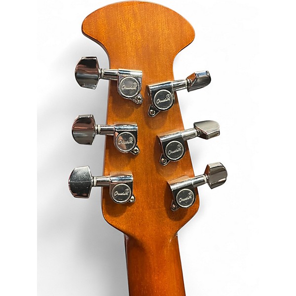 Used Ovation CE44-5-G Black Acoustic Electric Guitar