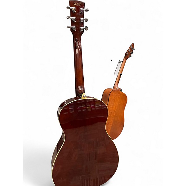 Used Ibanez PN12E PARLOR VINTAGE MAHOGANY SUNBURST Acoustic Electric Guitar