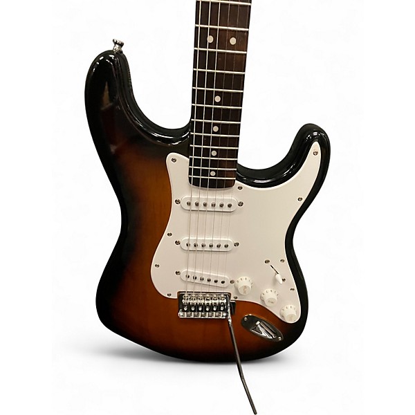 Used Squier Bullet Stratocaster 2 Tone Sunburst Solid Body Electric Guitar