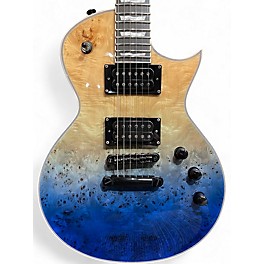 Used 2019 ESP LTD EC1000 Deluxe Blue Natural Fade Solid Body Electric Guitar