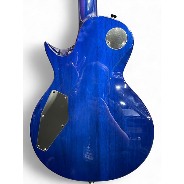 Used 2019 ESP LTD EC1000 Deluxe Blue Natural Fade Solid Body Electric Guitar
