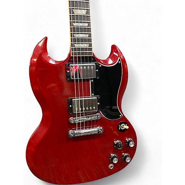 Used 2010 Gibson 61 Reissue SG Standard Cherry Solid Body Electric Guitar