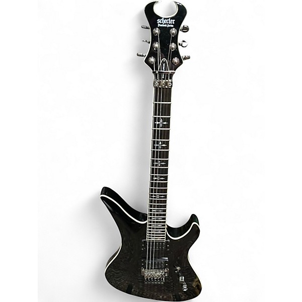 Used Schecter Guitar Research SYNYSTER SPECIAL Black Solid Body Electric Guitar