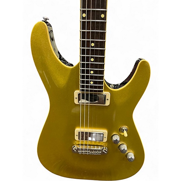 Used Schecter Guitar Research C-1 SPECIAL Gold Solid Body Electric Guitar