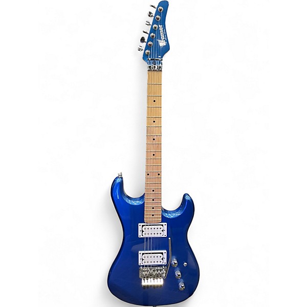Used Kramer Pacer Classic Radio Blue Metallic Solid Body Electric Guitar