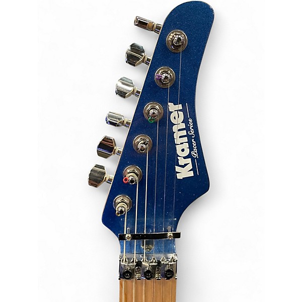 Used Kramer Pacer Classic Radio Blue Metallic Solid Body Electric Guitar