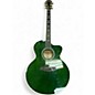 Used Taylor 615CE Emerald Green Acoustic Electric Guitar thumbnail