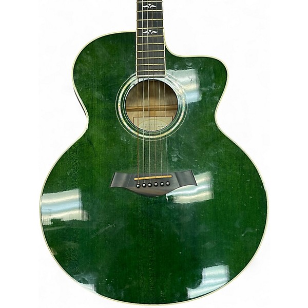 Used Taylor 615CE Emerald Green Acoustic Electric Guitar