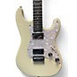 Used Schecter Guitar Research jack fowler White Solid Body Electric Guitar