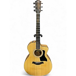 Used Taylor 114CE Natural Acoustic Electric Guitar