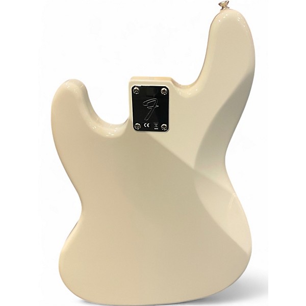 Used 2018 Fender Player Jazz Bass Polar White Electric Bass Guitar