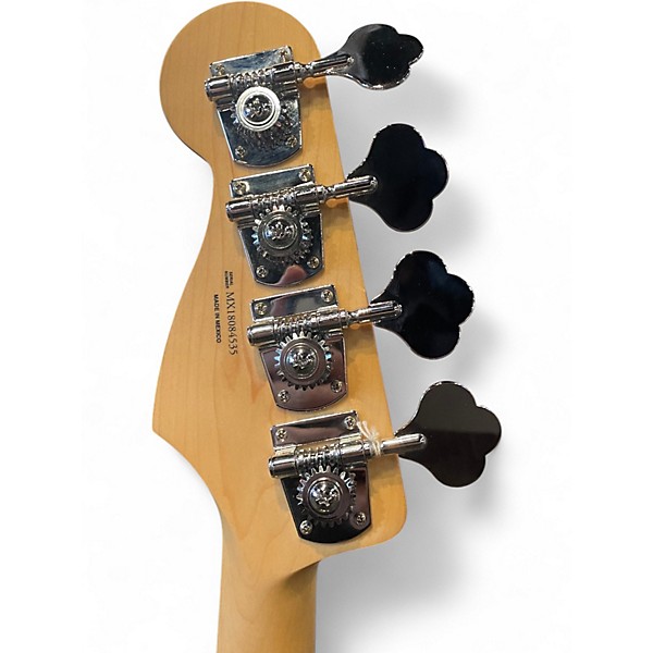 Used 2018 Fender Player Jazz Bass Polar White Electric Bass Guitar