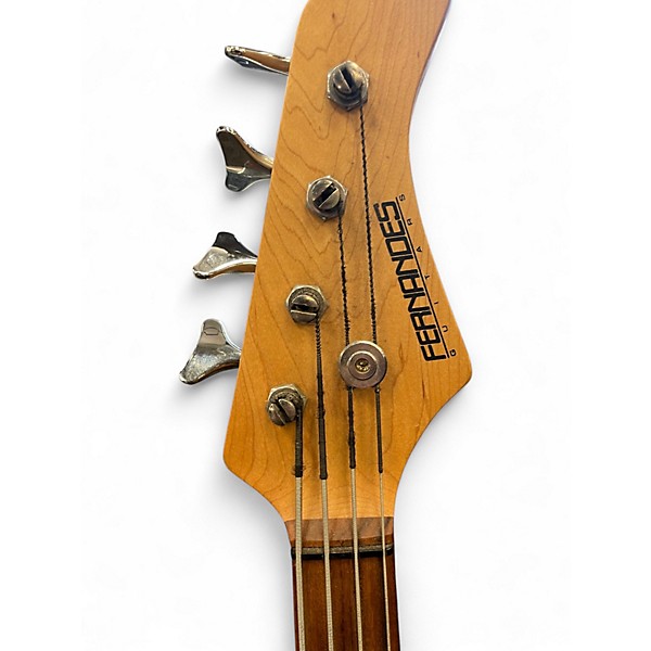 Used Fernandes UNKOWN/JAZZ Black Electric Bass Guitar