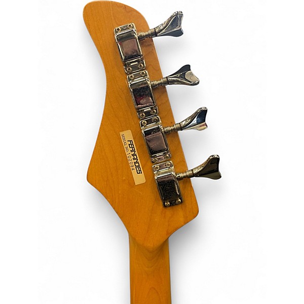 Used Fernandes UNKOWN/JAZZ Black Electric Bass Guitar