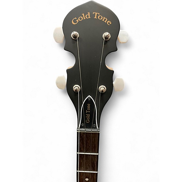 Used Gold Tone AC-5 Black Banjo