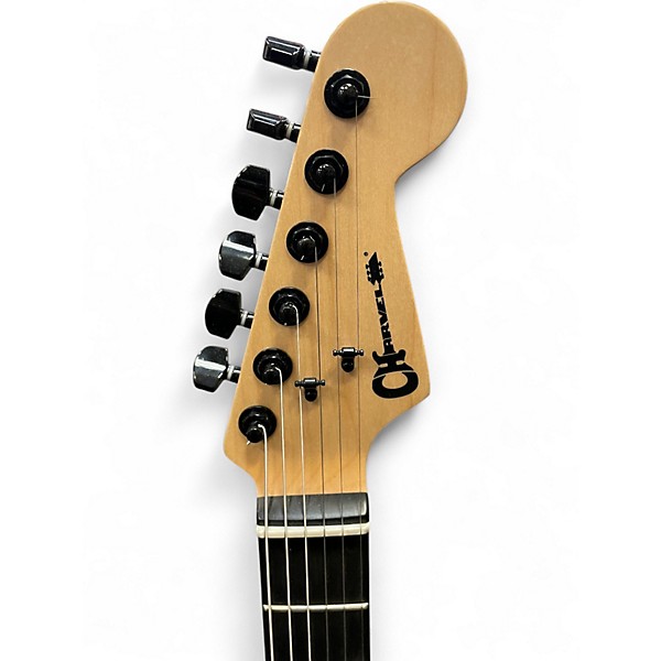 Used Charvel  Pro-Mod DK24 Mahogany w/ Poplar Burl - Solid Body Electric Guitar