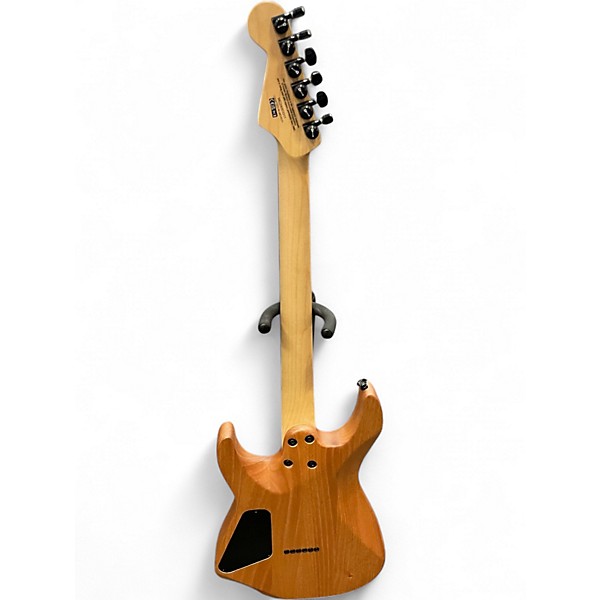 Used Charvel  Pro-Mod DK24 Mahogany w/ Poplar Burl - Solid Body Electric Guitar