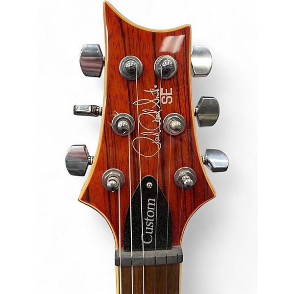 Used PRS SE Custom 24 Cherry Sunburst Solid Body Electric Guitar