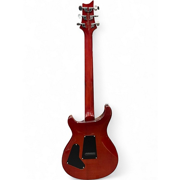Used PRS SE Custom 24 Cherry Sunburst Solid Body Electric Guitar