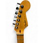 Used Fender American Deluxe Stratocaster Sunset Metallic Solid Body Electric Guitar