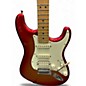 Used Fender American Deluxe Stratocaster Sunset Metallic Solid Body Electric Guitar