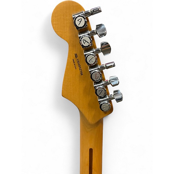 Used Fender American Deluxe Stratocaster Sunset Metallic Solid Body Electric Guitar