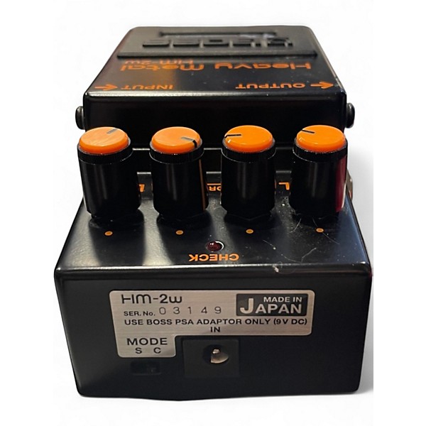 Used BOSS HM2W Heavy Metal Waza Craftr Effect Pedal