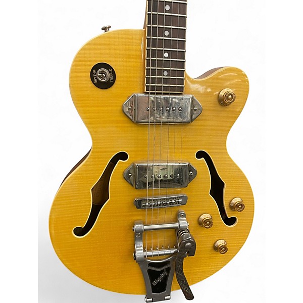 Used Epiphone Wildkat Vintage Natural Hollow Body Electric Guitar