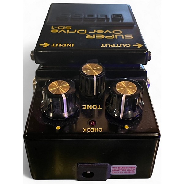 Used BOSS SD1 Super Overdrive 40TH ANNIVERSARY Effect Pedal