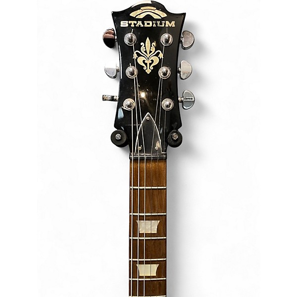 Used Stadium wt240 Black Solid Body Electric Guitar