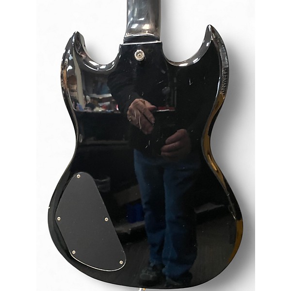 Used Stadium wt240 Black Solid Body Electric Guitar