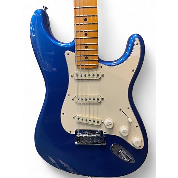Used 2022 Fender American Ultra Stratocaster COBALT BLUE Solid Body Electric Guitar