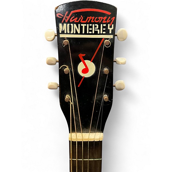 Used Harmony Monterey H950 Archtop Red Burst Acoustic Guitar