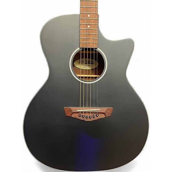 Used 2025 D'Angelico DAPCSG200MBLKCPEX Black Acoustic Electric Guitar