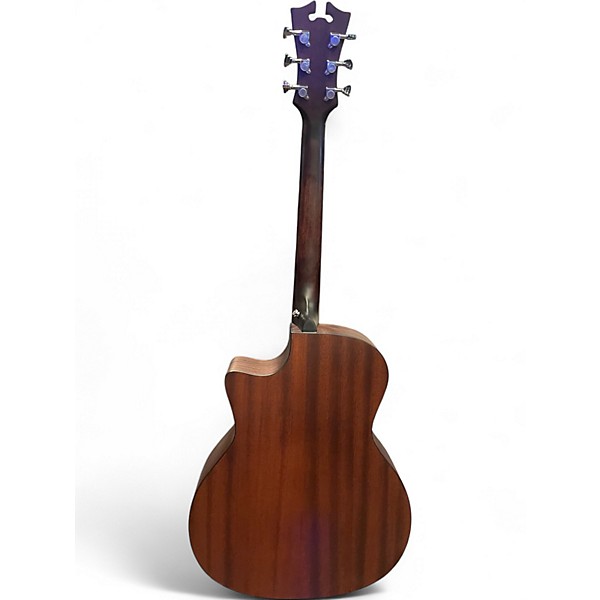 Used 2025 D'Angelico DAPCSG200MBLKCPEX Black Acoustic Electric Guitar