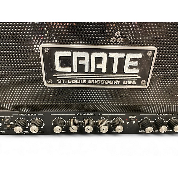 Used 1990s Crate BV120H Blue Voodoo 120W Tube Guitar Amp Head