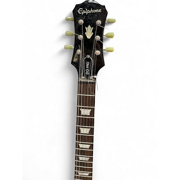 Used Epiphone SG Pro Black Solid Body Electric Guitar