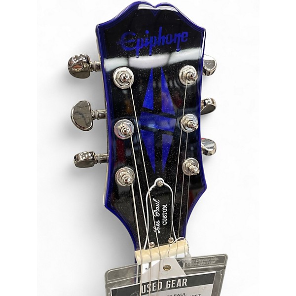 Used Epiphone Les Paul Custom Widow Purple Burst Solid Body Electric Guitar