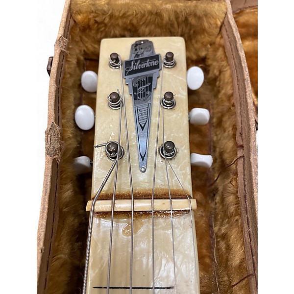 Vintage 1940s Silvertone Valco 1940 Lap Steel Guitar White Lap Steel