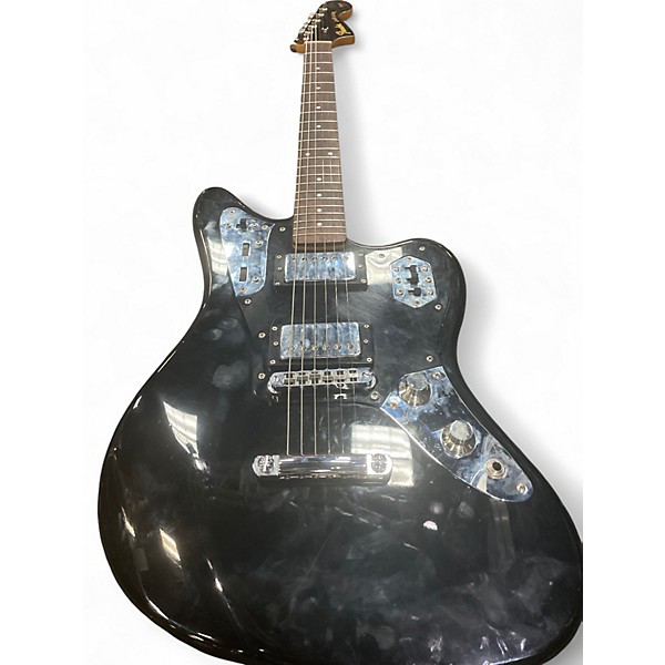 Vintage 2000 Fender Jaguar Black Solid Body Electric Guitar