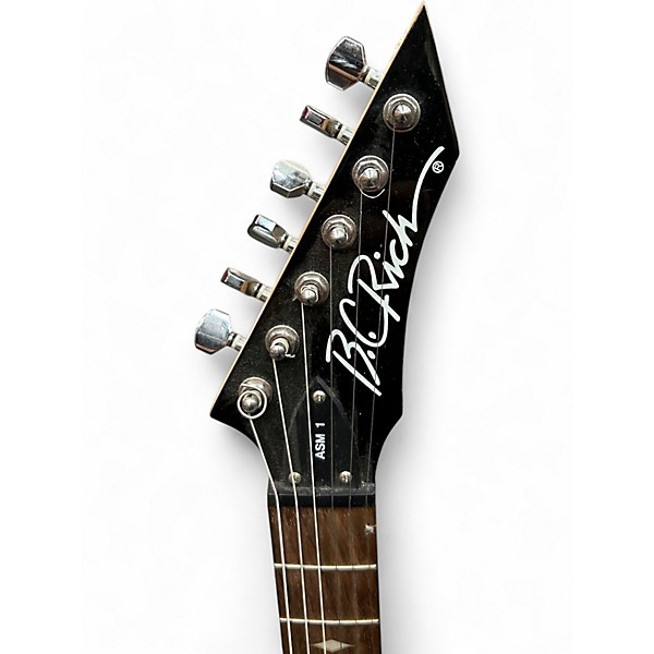 Used B.C. Rich ASM1 Black Solid Body Electric Guitar