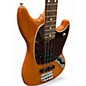 Used Fender PLAYER MUSTANG PJ BASS Amber Electric Bass Guitar