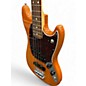 Used Fender PLAYER MUSTANG PJ BASS Amber Electric Bass Guitar