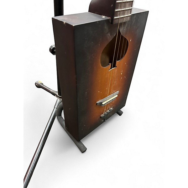 Used JN Guitars CASK FIRKIN-1 Brown Sunburst Cigar Box Instruments